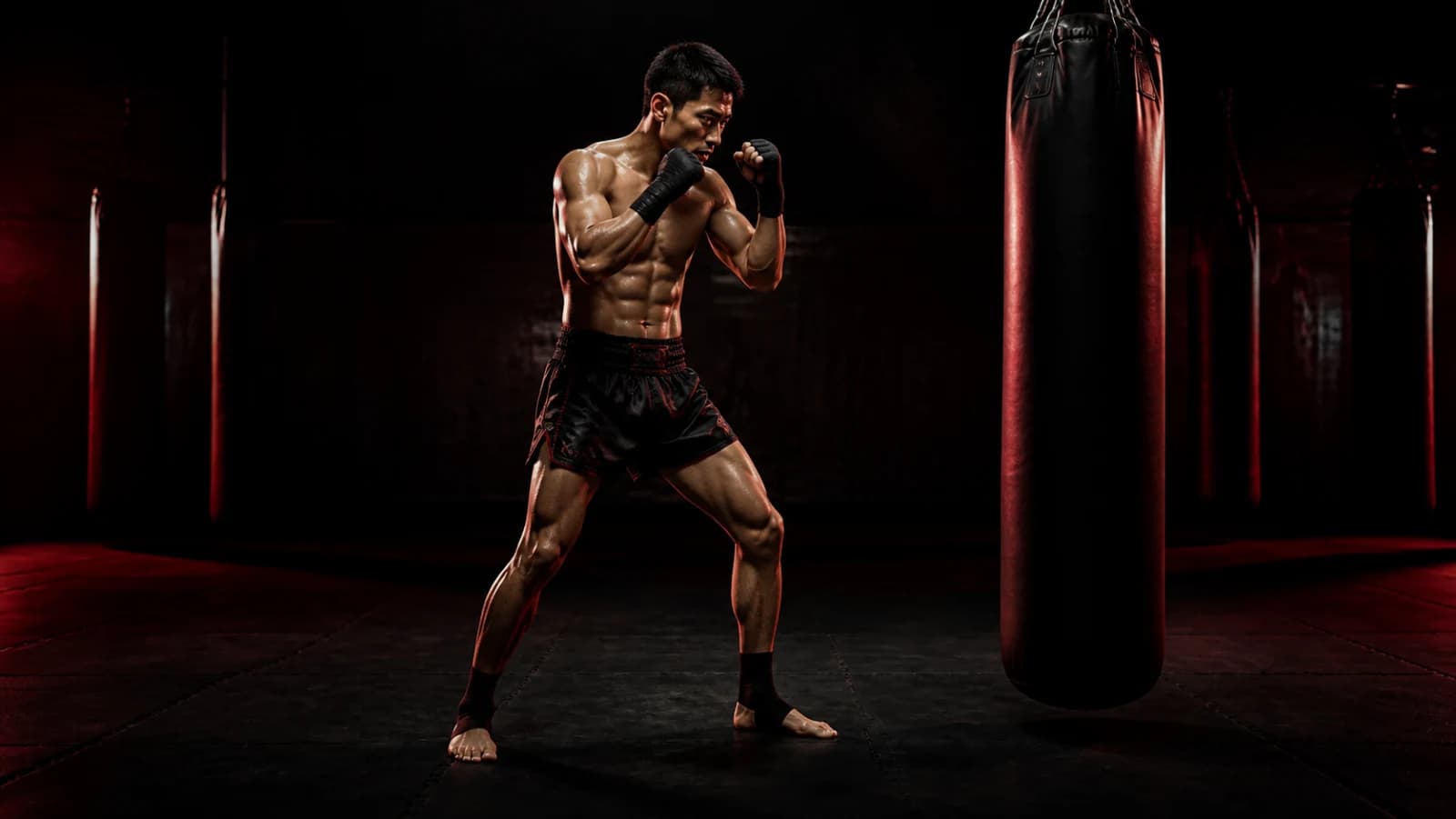 Muay Thai stance: balance, guard, checks, and movement